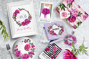 The Peony Symphony | Allegro Fuchsia, a Decorative Illustration by Inna Sinano (Thumbnail 9 of 11)