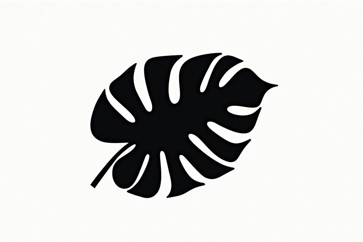 Stylized Monstera Leaf Bundle, an Illustration by hafijul (Photo 7 of 9)