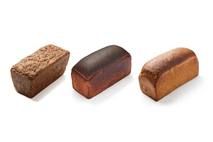 Pattern from three freshly baked, a Food & Drink Photo by Yaroslav Danylchenko