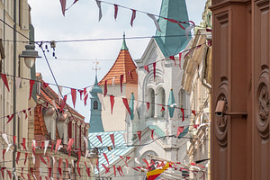 Old Town district of Riga, Latvia, a Photo by Annakaroline
