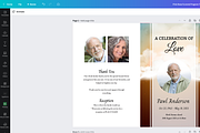 Editable Funeral Program Template, a Brochure Template by SmmrDesign (Thumbnail 6 of 6)