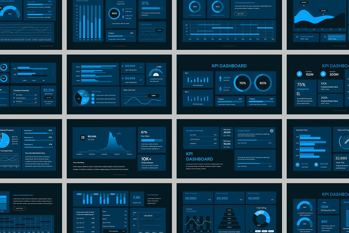 Data Dashboard Powerpoint preview 2