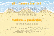 Retro Beach is a retro groovy font, a Sans Serif Font by Brown Cupple (Thumbnail 5 of 7)