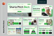 Sharia Pitch Deck Powerpoint, a Presentation Template by Sixtemp (Thumbnail 1 of 3)