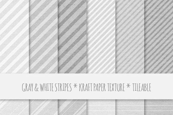 Gray Stripes Seamless Patterns preview 2