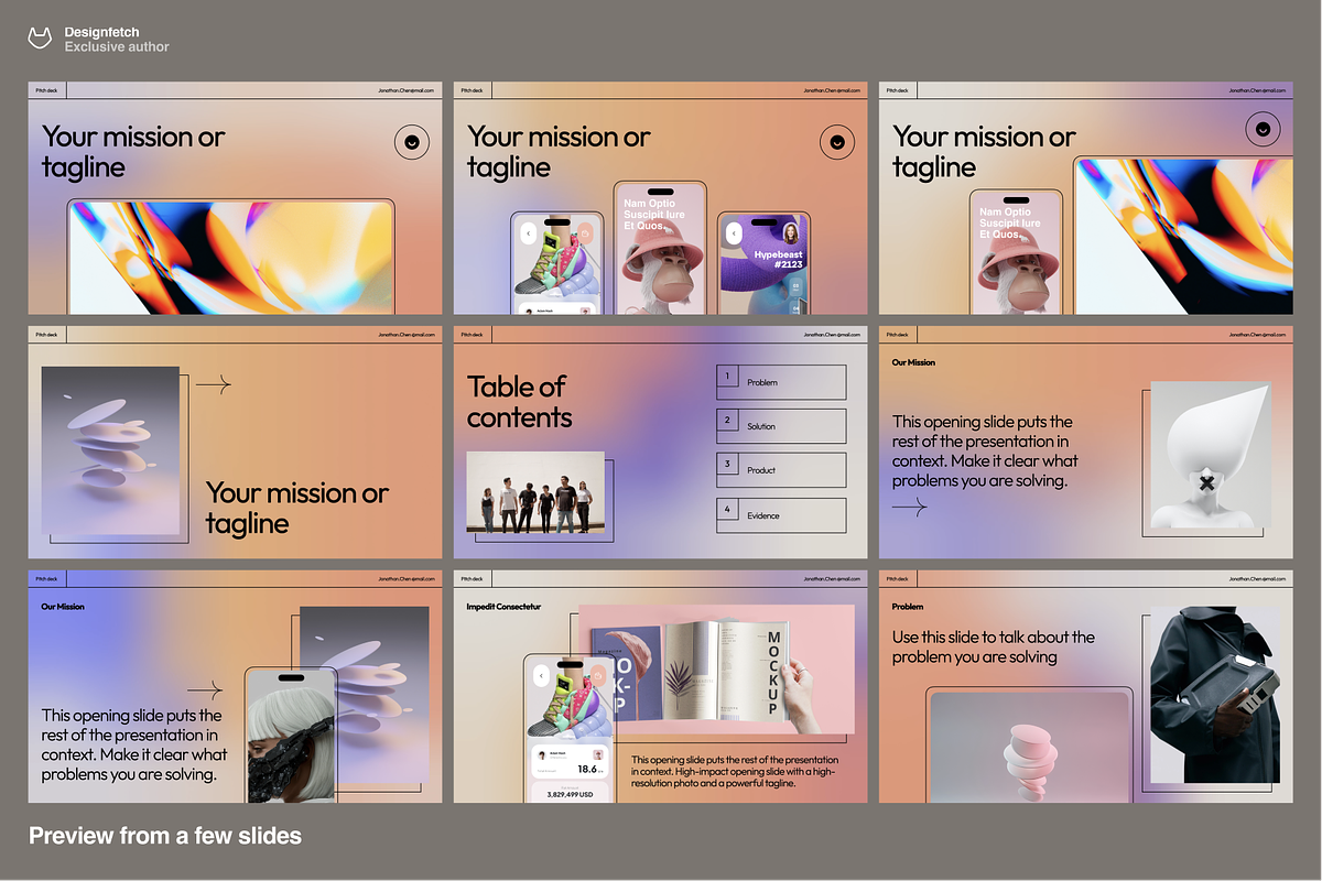 Pitch Deck - Gradient v2, a Presentation Template by Oday Noon (Photo 4 of 11)