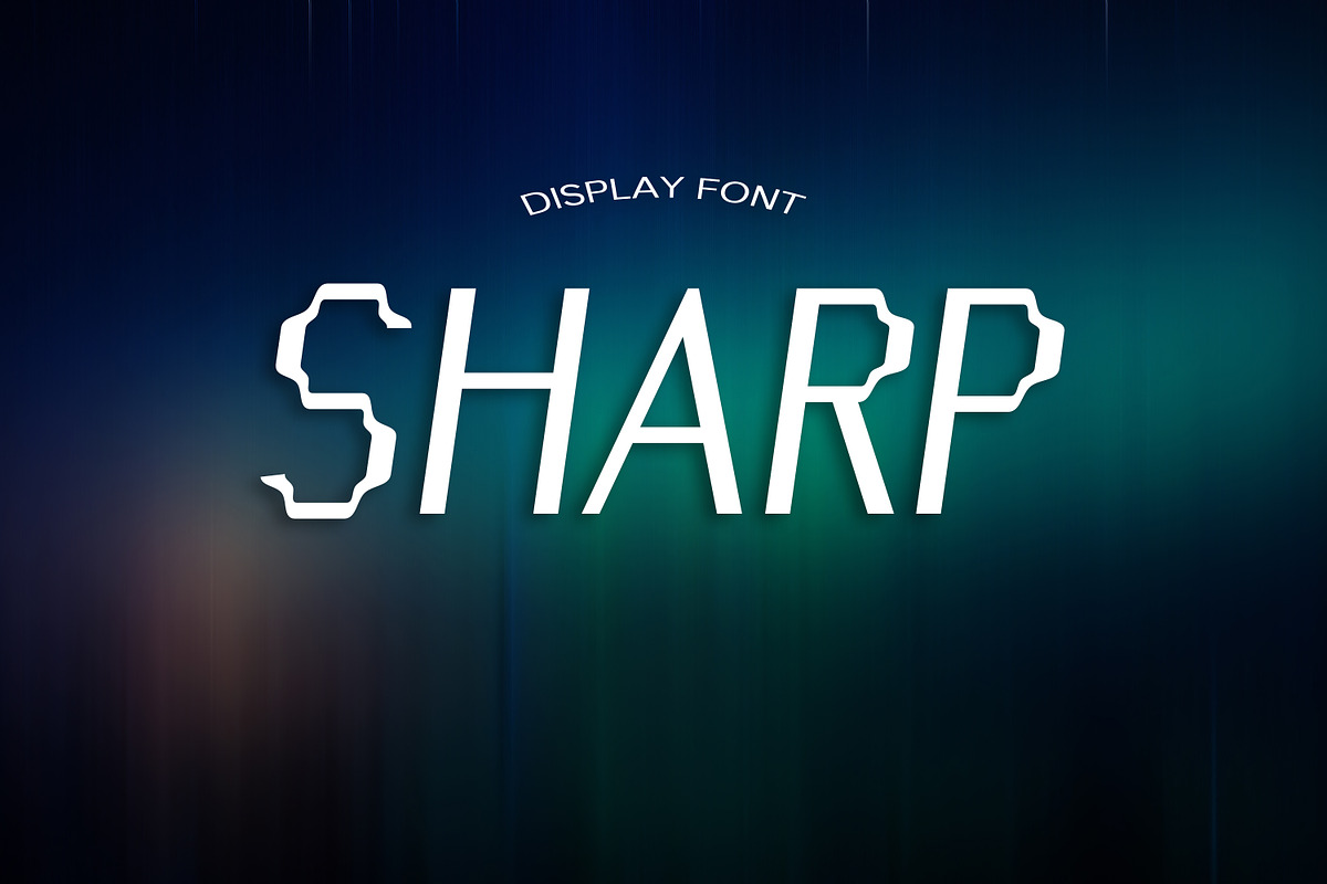 SHARP font