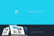 upFolio - minimal portfolio psd, a Websites & App Template by Pixvar Studio (Thumbnail 2 of 5)