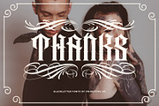Red Royale – Blackletter Fonts, a Blackletter Font by Prioritype Co (Thumbnail 10 of 10)