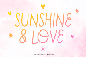 Sunshine & Love Font