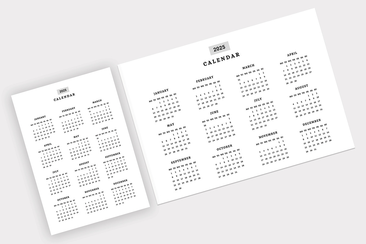 Monthly Planner 2025, a Stationery Template by Design Zone (Photo 3 of 5)