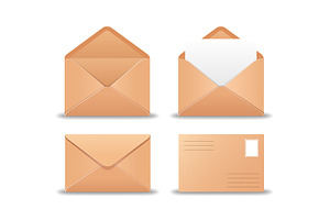 Paper Envelopes Icons