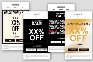 4 Black Friday Promotion Emails