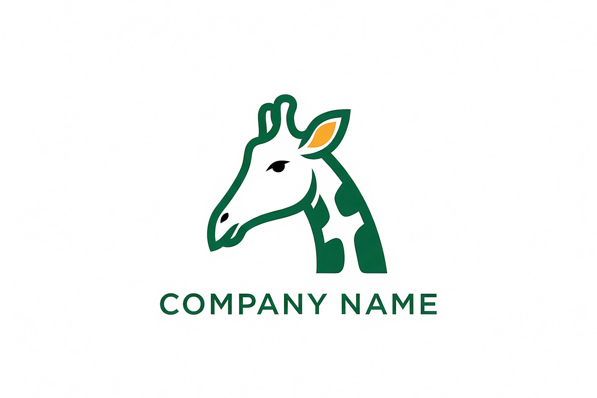Giraffe Head Logo, a Branding & Logo Template by Logocreative (Photo 1 of 2)