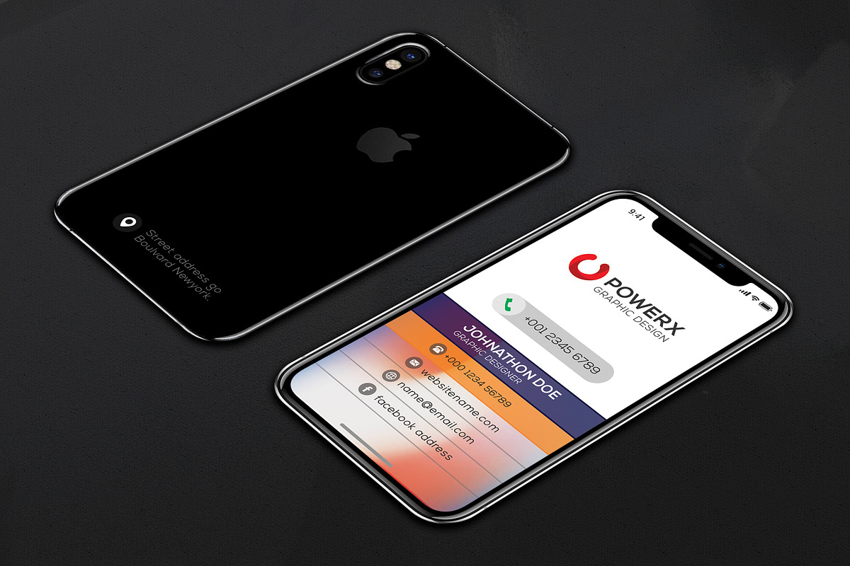 Iphone Business Card, a Business Card Template by Creative_Arts (Photo 3 of 3)