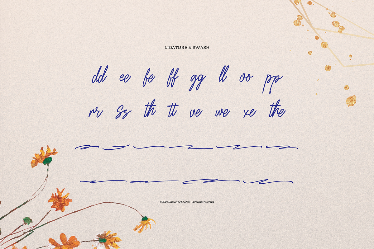 Lingered Amaya | Handwritten Script, a Font by gracetype_studio (Photo 12 of 12)