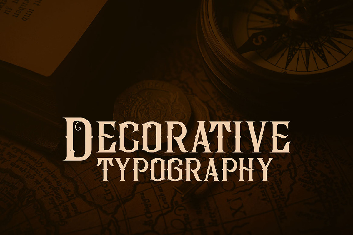 Melcoinda - Vintage Ornamental Font, a Serif Font by JumboDesign (Photo 8 of 8)