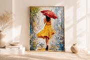 Rainy Elegance Textured Oil Painting, an Abstract Photo by Hamza067 (Thumbnail 3 of 3)