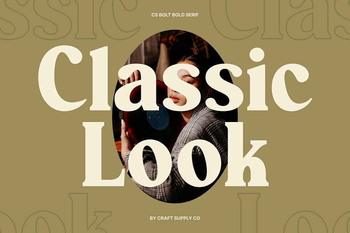 CS Bolt – Bold Serif Font, a Serif Font by Craft Supply Co. (Photo 6 of 8)
