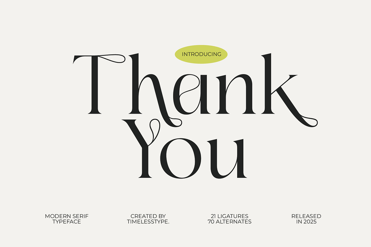 Sainer Bagora Modern Serif, a Serif Font by timelesstype.co (Photo 20 of 20)