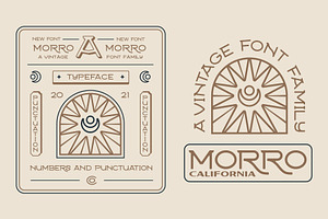 Morro Typeface Vintage Font