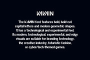 KAVAIN - Sans Serif Technology, a Sans Serif Font by Boril Std (Thumbnail 2 of 10)