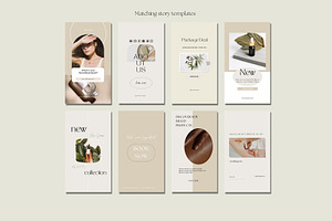 Canva Skincare Instagram Templates