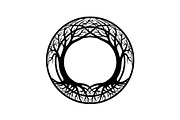 Tree of Life Circle Frame Bundle, an Illustration by Gaye Art (Thumbnail 3 of 51)