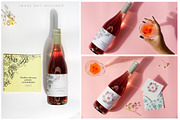 Wine Bottle Mockup Set 2, a Cups & Container Mockup by YuMyart (Thumbnail 4 of 7)