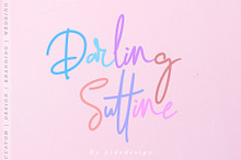 Darling Suttine | Signature Font