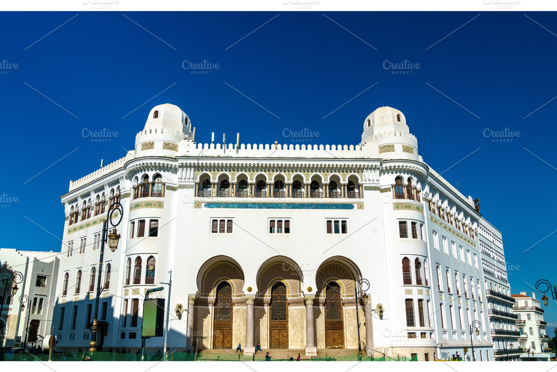 Grand Poste Office of Algiers, a neo, an Architecture Photo by Leonid Andronov