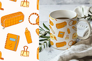 Back to School clipart patterns, an Education Illustration by Carpet Tapete Pretzel (Thumbnail 17 of 18)