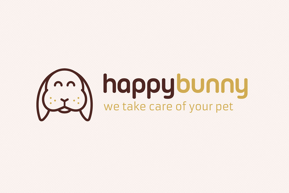 Happy Bunny Logo, a Branding & Logo Template by Sargatal (Photo 2 of 4)