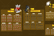 Assassin & Viking - Game Sprites, an Illustration by pzUH (Thumbnail 2 of 5)