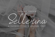 Sellerina - Handwritting Signature, a Script Font by Fontmine Studio (Thumbnail 1 of 9)