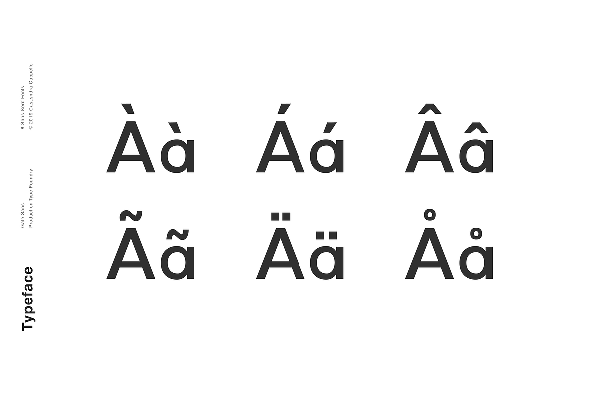 Gale - Feminine Geometric Sans Serif, a Sans Serif Font by Cassandra Cappello (Photo 4 of 7)
