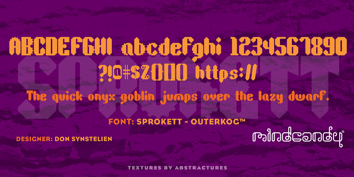Sprokett™, a Font by MINDCANDY (Photo 3 of 4)