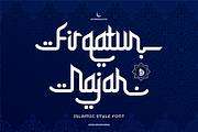Firqatun Najah | Islamic Style Font, a Font by Denustudios (Thumbnail 1 of 12)