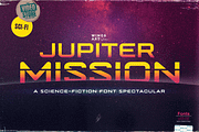 Jupiter Mission: A Retro Sci-Fi Font, a Handwritten Font by Wingsart Studio (Thumbnail 1 of 13)