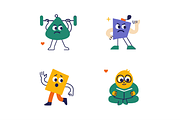 Cute Shape Character, a Graphic by HunEyy (Thumbnail 2 of 10)