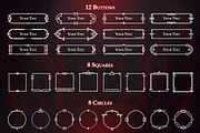 Dark Alchemy UI Set, an Object Illustration by Olga Ryzychenko (Thumbnail 6 of 10)