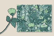 Green Camouflage Fairies Pattern, a Pattern Graphic by Lady Bruniere Design (Thumbnail 5 of 14)