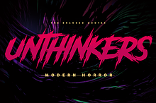 Unthinkers - Modern Horror Font
