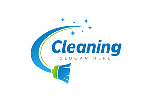 Cleaning Service Business Logo