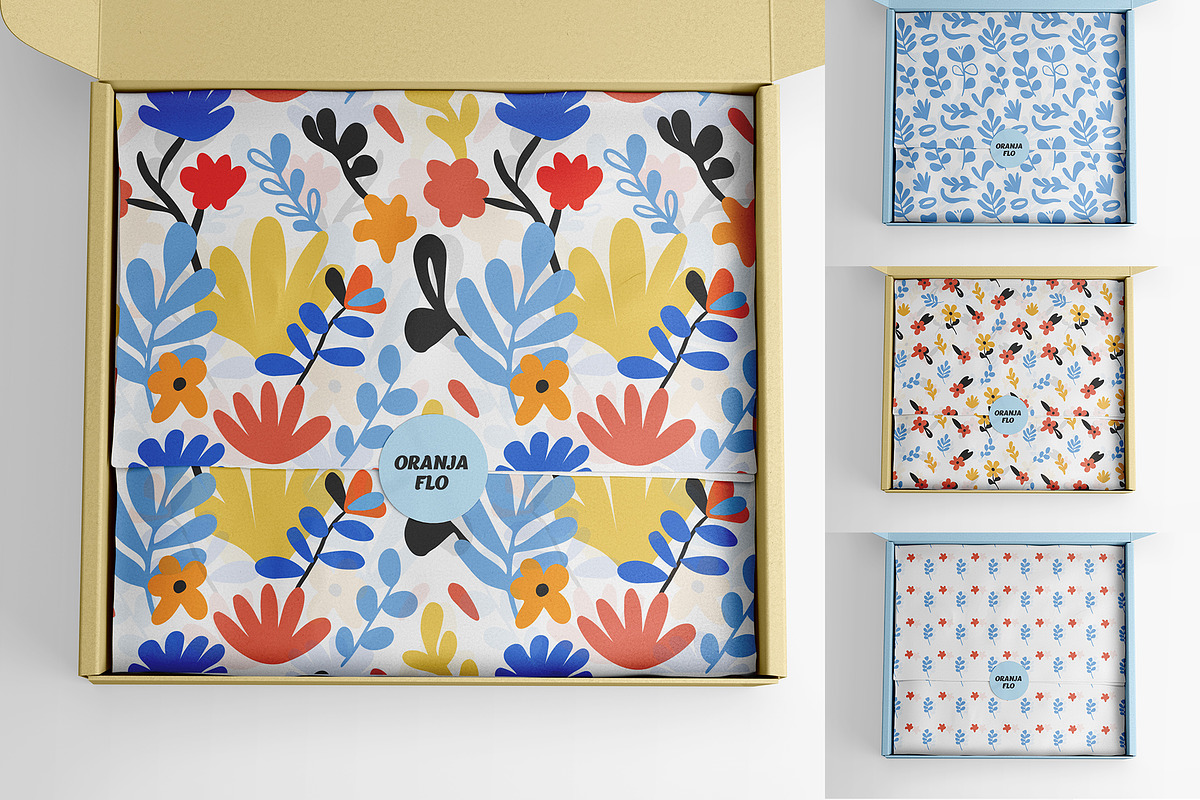 Scandinavian Floral Abstract Pattern, a Pattern Graphic by Asya Melkonyan Patterns (Photo 13 of 20)