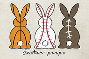 Cute Bunny Peeps Collections set, an Animal Illustration by Simply Factory (Thumbnail 1 of 2)