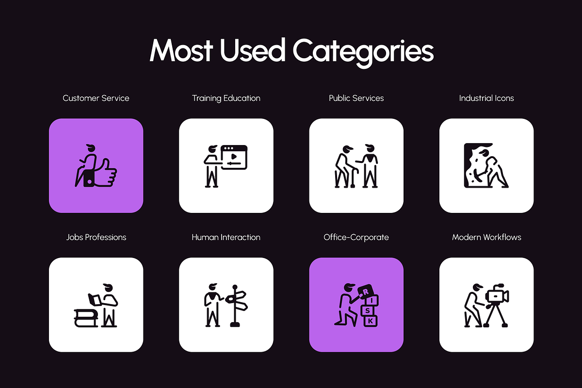 Work and Services Icon Set Bundle, a Solid Icon by Prosymbols (Photo 8 of 9)