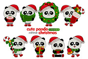 cute panda celebrate christmas, an Animal Illustration by MEDZ (Thumbnail 1 of 2)