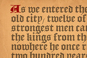 Octoberfest, a Blackletter Font by Aerotype (Thumbnail 5 of 5)