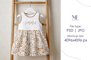 Dress Mockup, Kids Clothing Mock up, an Advertising Mockup by Mie Mockup Studio (Thumbnail 5 of 7)